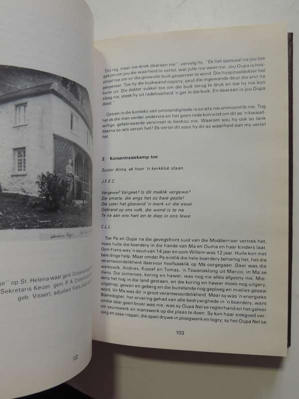 Die LabuschagnesWaarvandaan En Waar Het Hulle Meetsnoere Geval? (Signed) -  F.J. Labuschagne