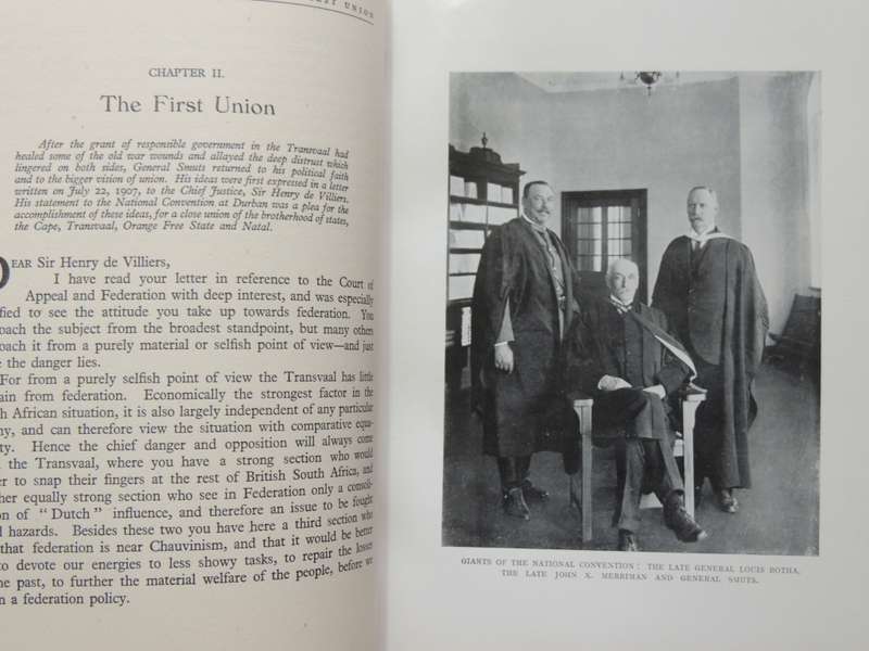 Groter Suid-Afrika - Planne Vir `N Beter Wereld - J.C. Smuts   SIGNED BY JC SMUTS