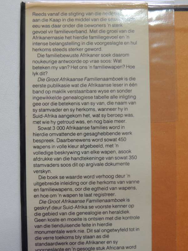 Die Groot Afrikaanse Familienaamboek - C. Pama