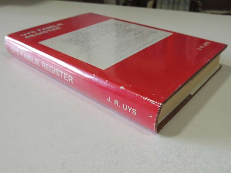 Uys Familie Register- J.R. Uys