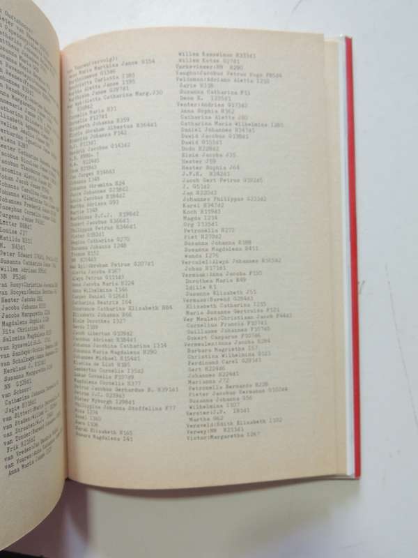 Uys Familie Register- J.R. Uys