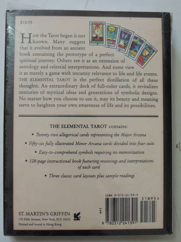 The Elemental Tarot:Use The Symbology Of Fire, Earth, Air & Water To Help Understand...Caroline Smit