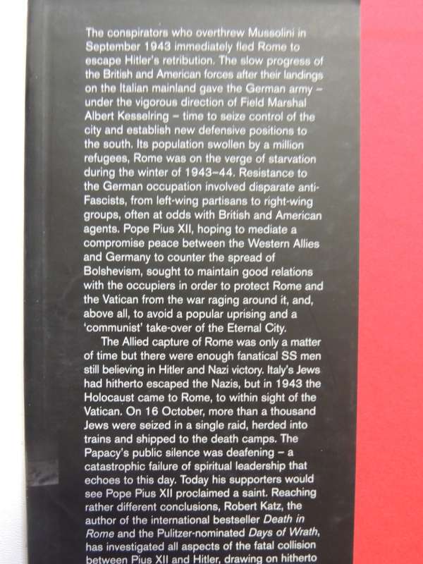 Fatal Silence - The Pope, The Resistance And The German Occupation Of Rome - Robert Katz