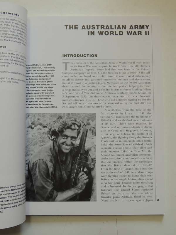 Osprey Elite Series: The Australian Army In World War II Mark Johnston