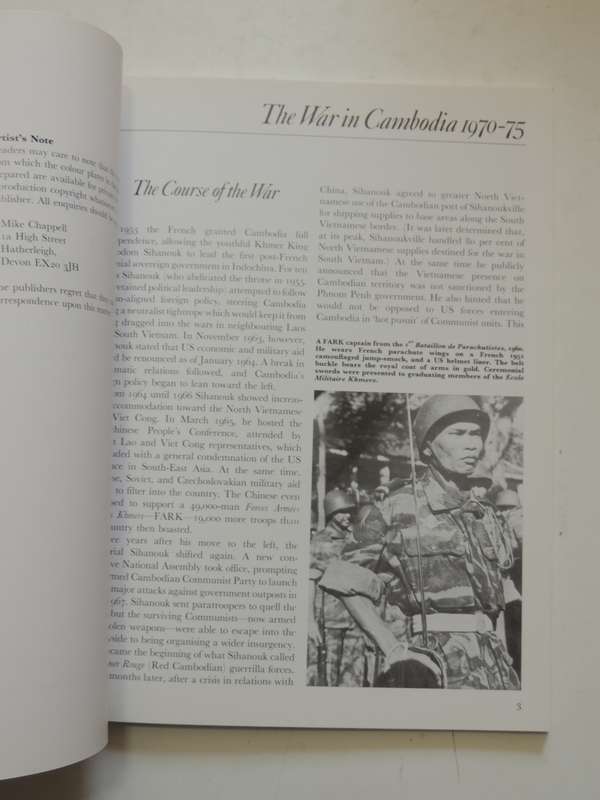 Osprey Men-At-Arms Series: The War In Cambodia 1970-75  Kenneth Conboy & Kenneth Bowra