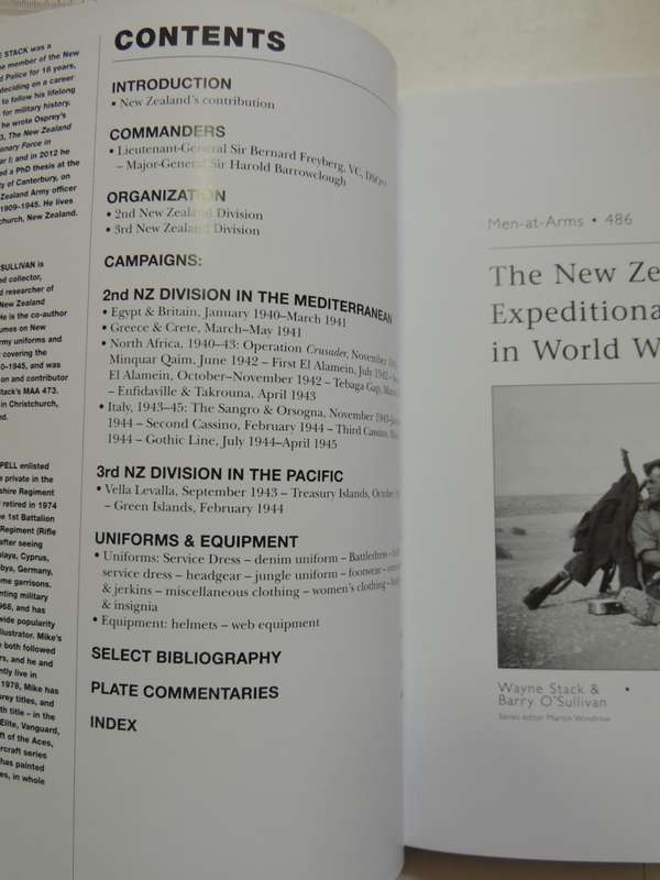 Osprey Men-At-Arms Series: The New Zealand Expeditionary Force In World War II  Wayne Stack