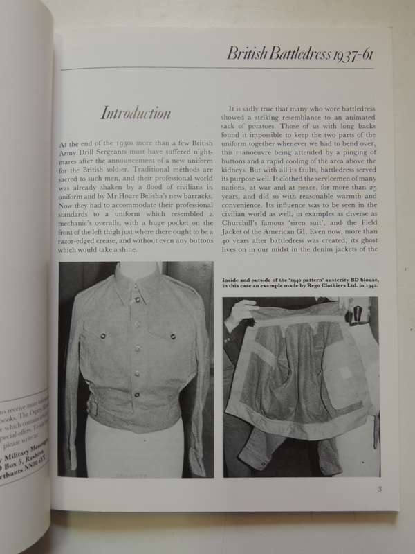 Osprey Men-At-Arms Series: British Battledress 1937-61 Brian Jewell