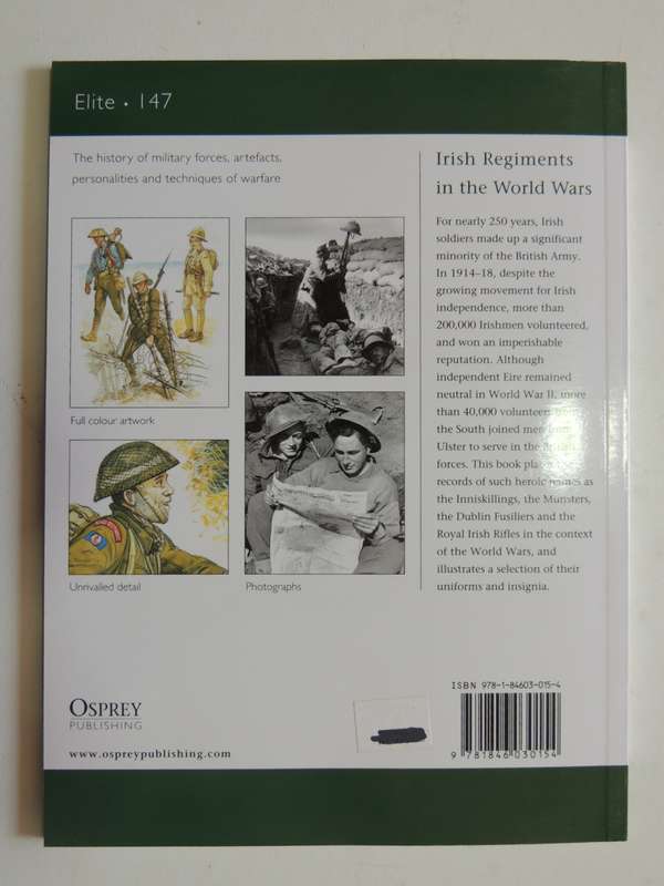 Osprey Elite Series: Irish Regiments In The World Wars David Murphy
