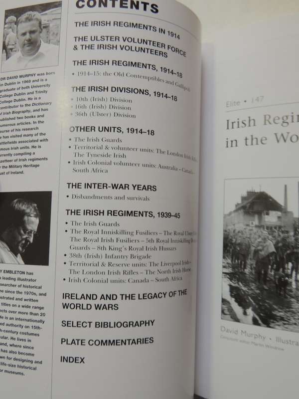Osprey Elite Series: Irish Regiments In The World Wars David Murphy