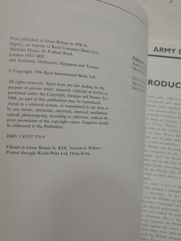 Osprey Elite Series: Army Commanos 1940-1945  Mike Chappell