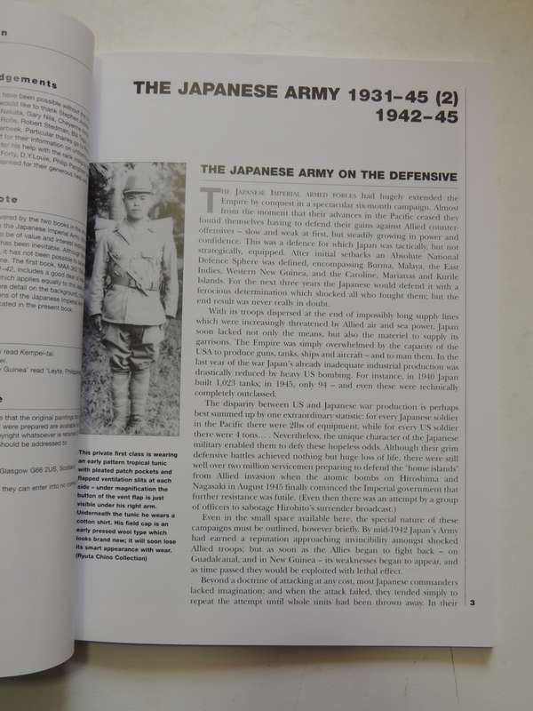 Osprey Men-At-Arms Series: The Japanese Army 1931-45 (2) 1942-45  Philip Jowett