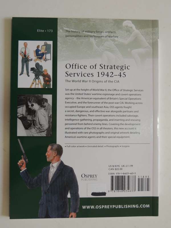 Osprey Elite Series: Office Of Strategic Services 1942-45  Eugene Liptak