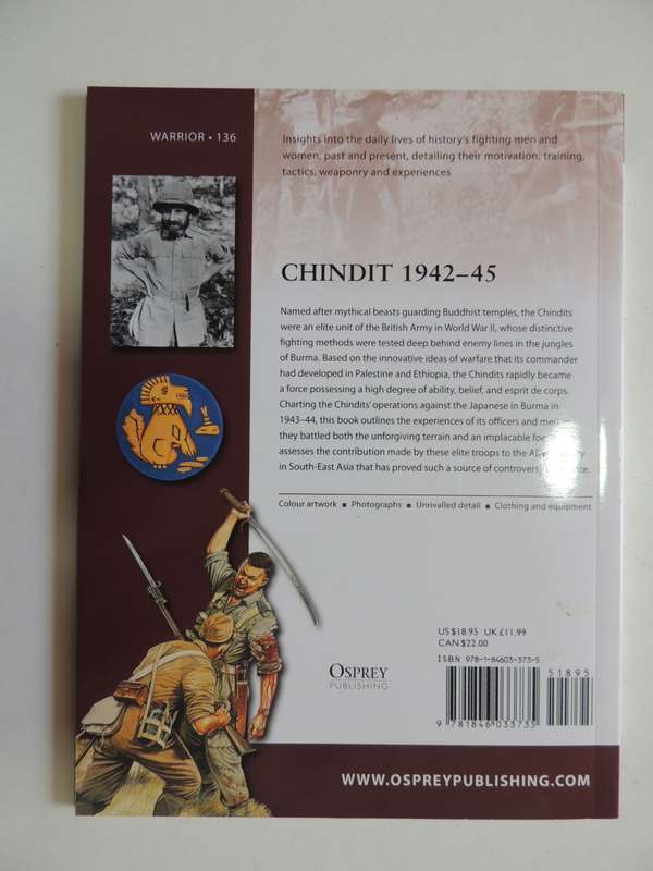 Osprey Warrior Series: Chindit 1942-45 Tim Moreman