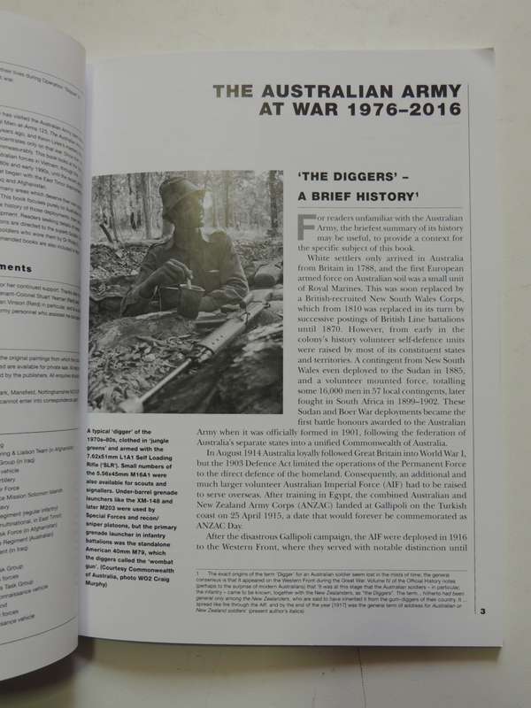 Osprey Men-At-Arms Series: The Australian Army At War 1976-2016 Leigh Neville