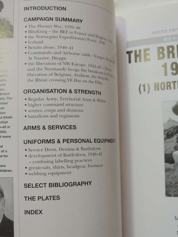 Osprey Men-At-Arms Series: The British Army 1939-45 (1) North-West Europe Martin Brayley