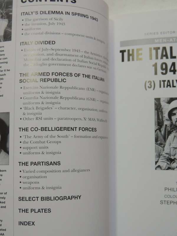 Osprey Men-At-Arms Series: The Italian Army 1940-45 (3) Italy 1943-45 Philip Jowett