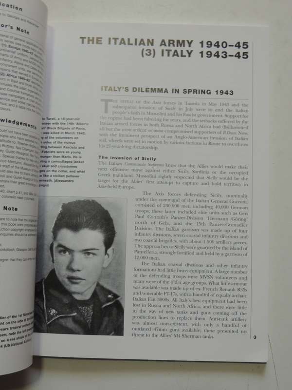 Osprey Men-At-Arms Series: The Italian Army 1940-45 (3) Italy 1943-45 Philip Jowett
