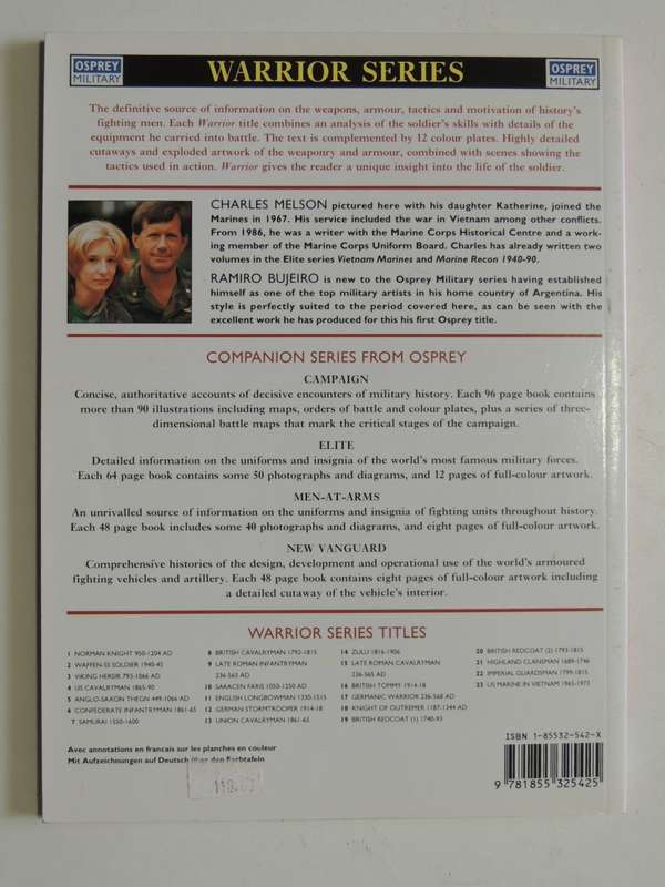 Osprey Warrior Series: US Marine In Vietnam 1965-1973 Charles D Melson