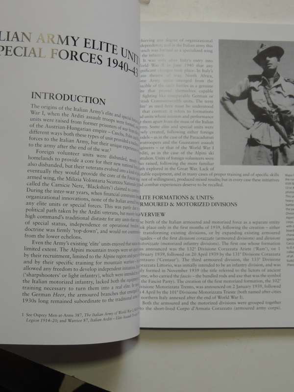 Osprey Elite Series: Italian Army Elite Units & Special Forces 1940-43