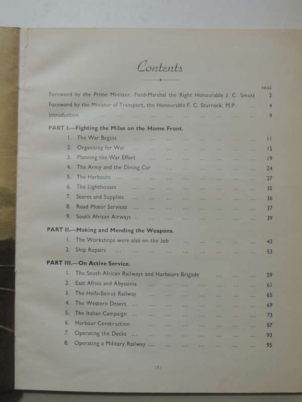 We Fought The Miles - The History Of The South African Railways At War 1939-1945