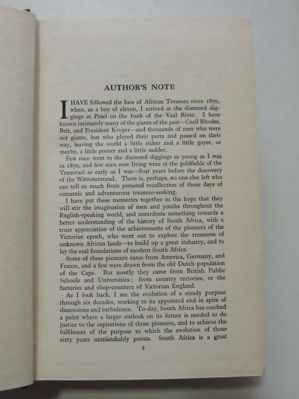 African Treasures - Sixty Years Among Diamonds & Gold - William P. Taylor