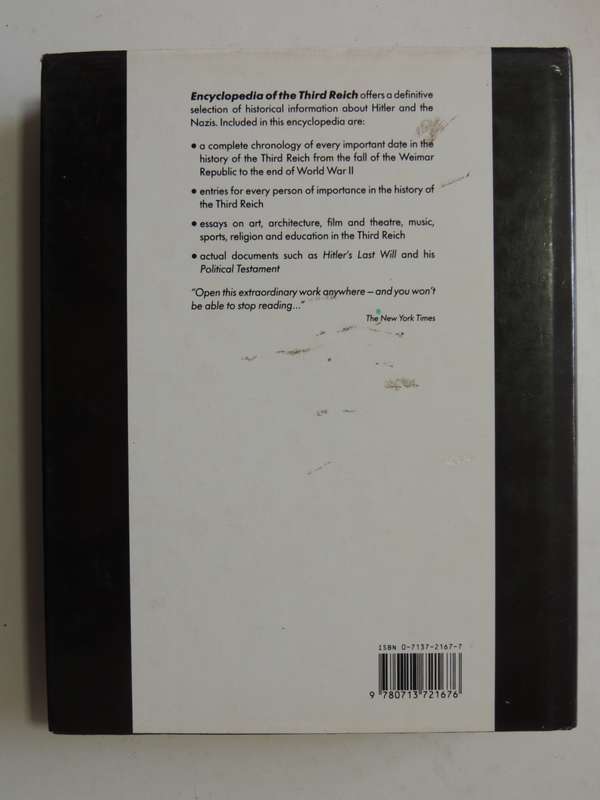 Encyclopedia Of The Third Reich - Dr Louis L. Snyder