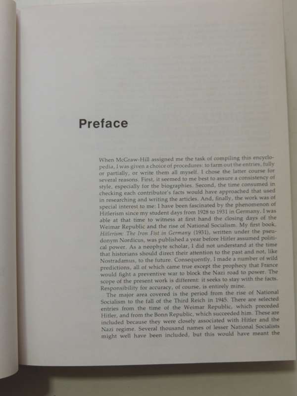 Encyclopedia Of The Third Reich - Dr Louis L. Snyder