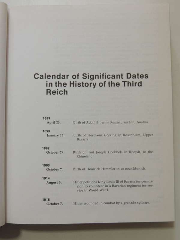 Encyclopedia Of The Third Reich - Dr Louis L. Snyder