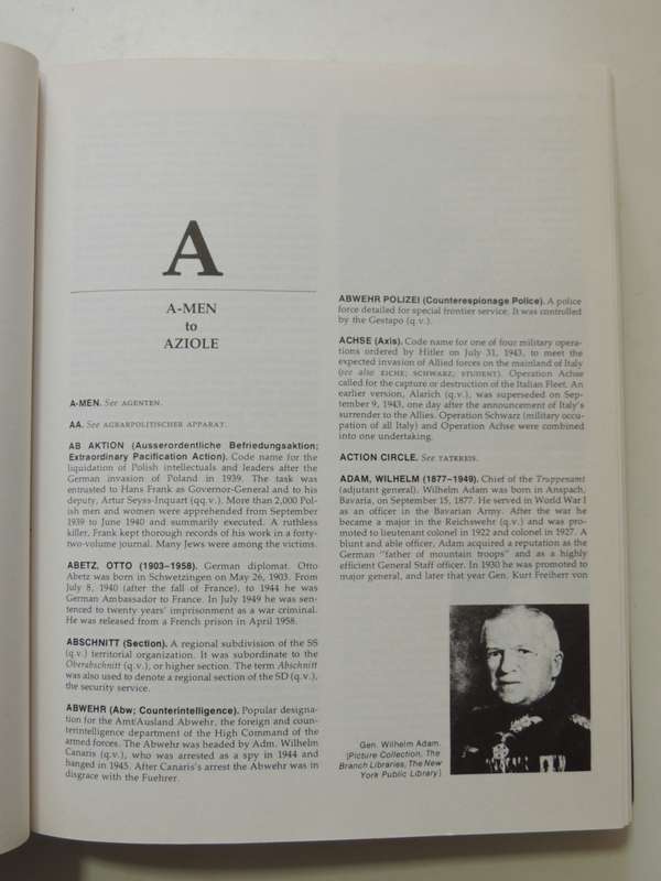 Encyclopedia Of The Third Reich - Dr Louis L. Snyder