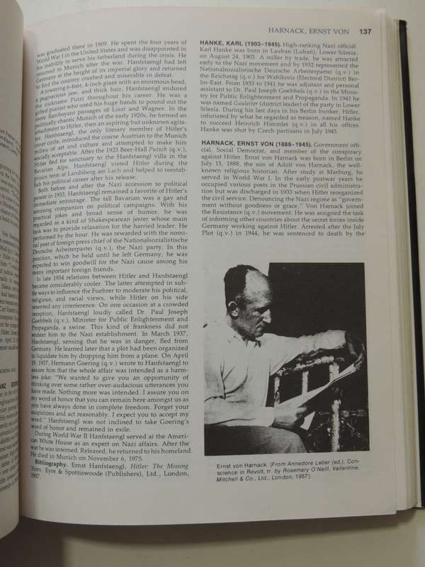Encyclopedia Of The Third Reich - Dr Louis L. Snyder
