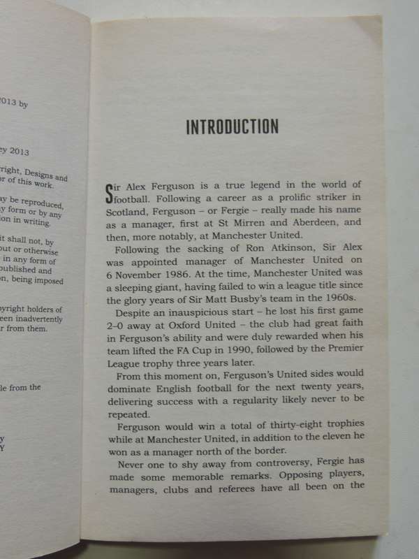 The Wit and Wisdom of Sir - Alex Ferguson