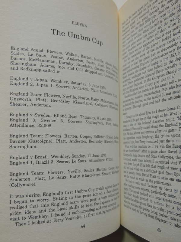 Venables The England Era - Brian Woolnough