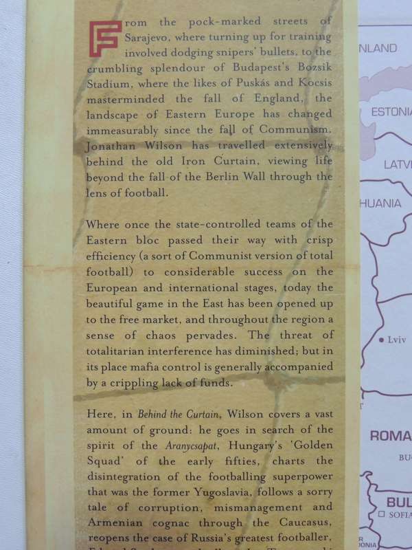 Behind The Curtain Travels In Eastern European Football- Jonathan Wilson