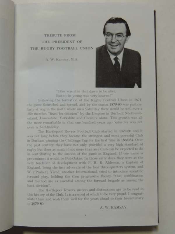 Hartlepool Rovers Football Club 1879 - 1979- Fred Lister