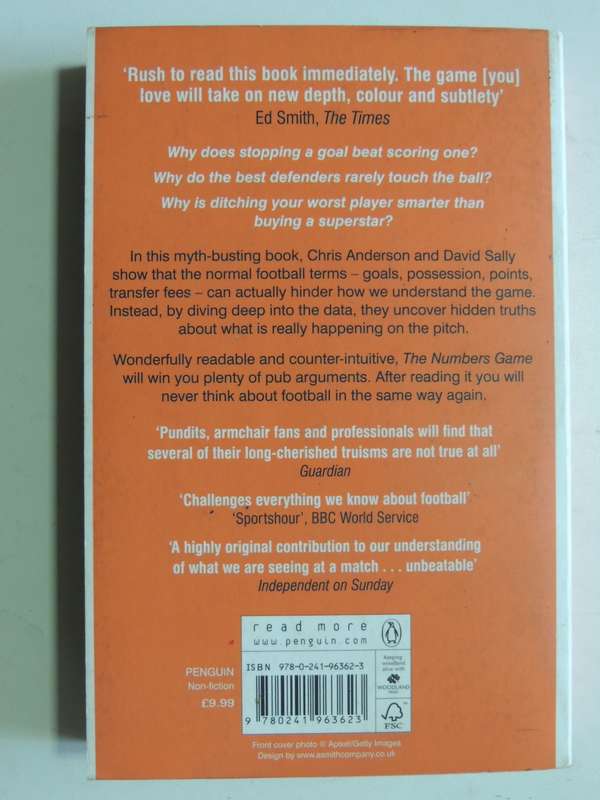 The Numbers Game  Why Everything You Know About Football Is Wrong- Chris Anderson & David Sally