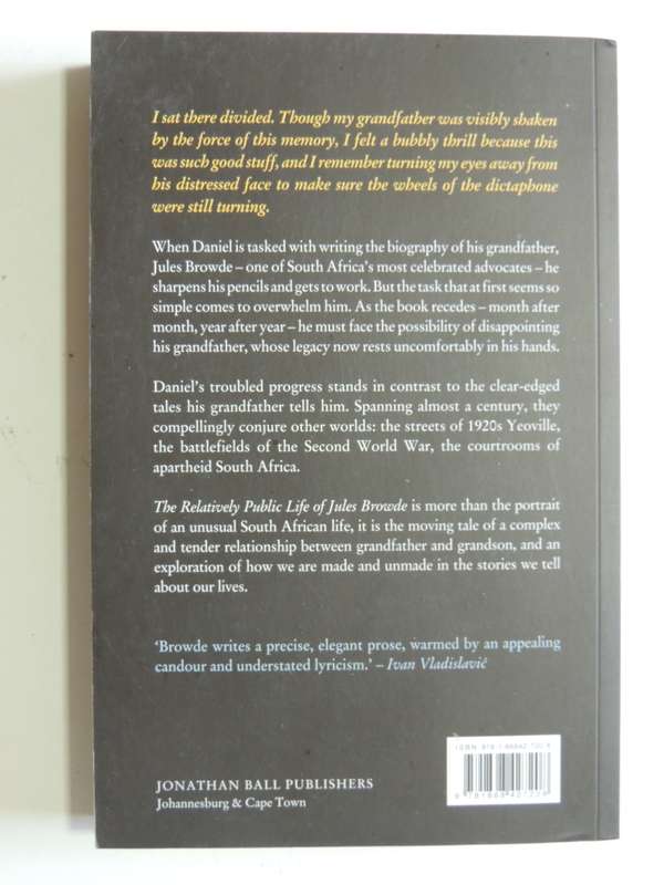 The Relatively Public Life Of Jules Browde - Daniel Browde