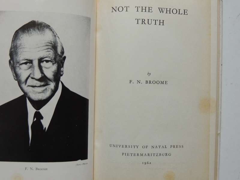 Not The Whole Truth - F.N. Broome