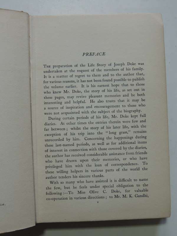 Joseph Doke - The Missionary Hearted- William E. Cursons
