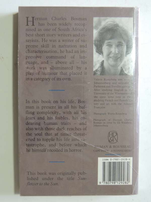 The Life Of Herman Charles Bosman - Valerie Rosenberg