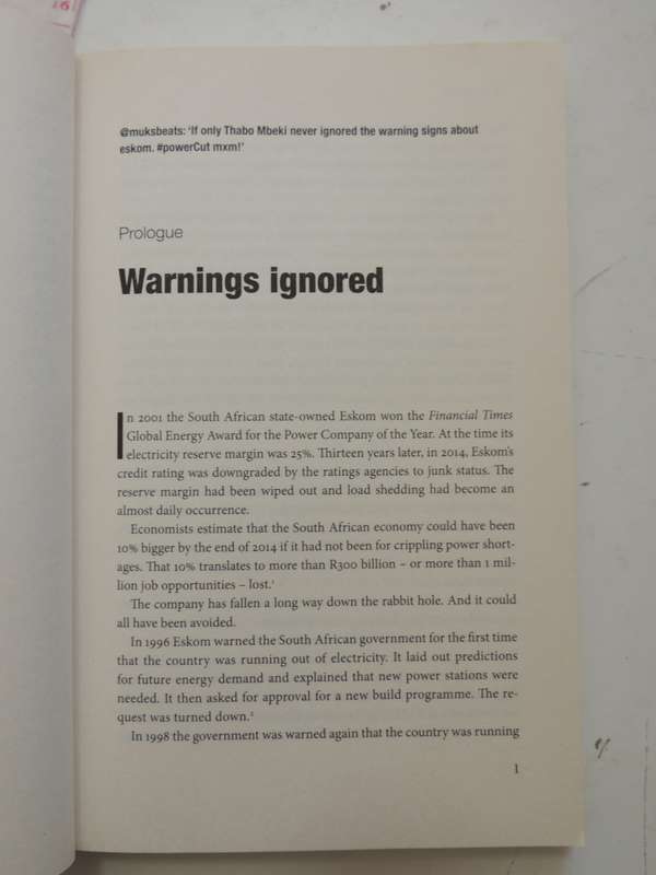 Blackout: The Eskom Crisis - Unauthorised - James-Brent Styan