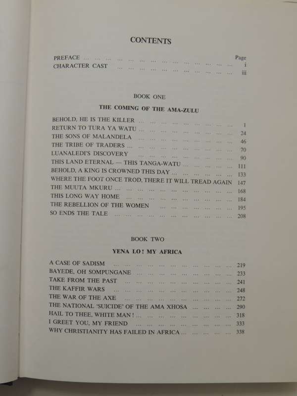 Africa is my Witness - Vusamazulu Credo Mutwa   (Sequal to INDABA, MY CHILDREN) 1966 1st Std Edition