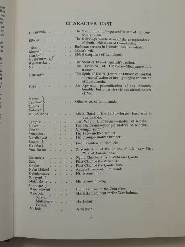 Africa is my Witness - Vusamazulu Credo Mutwa   (Sequal to INDABA, MY CHILDREN) 1966 1st Std Edition