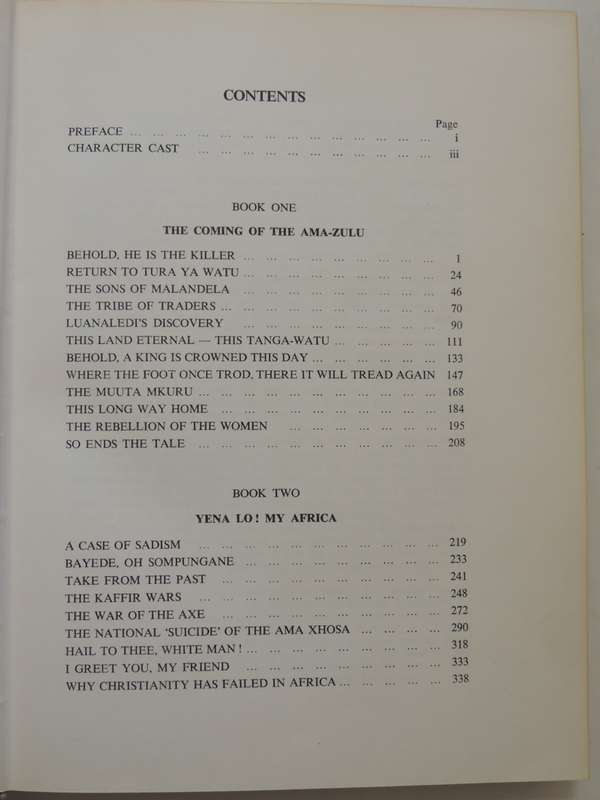 Africa is my Witness - Vusamazulu Credo Mutwa   (Sequal to INDABA, MY CHILDREN) 1966 1st Std Edition