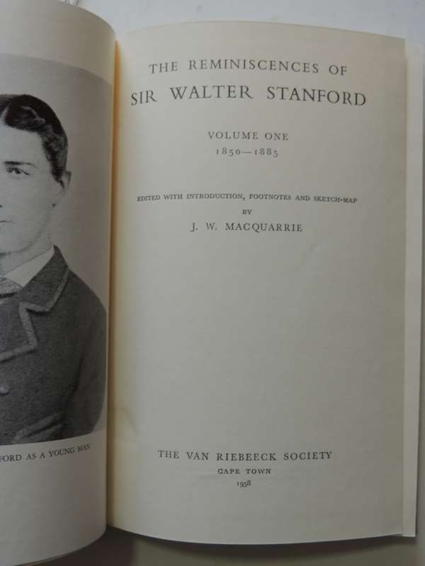 The Reminiscences Of Sir Walter Stanford - VRS I No.26 - J.W. Macquarrie