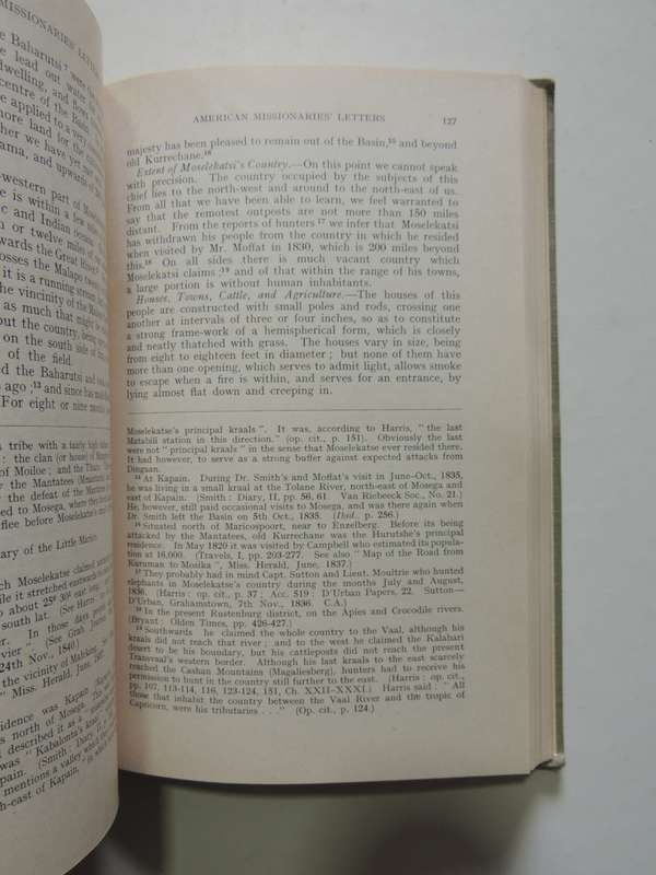 Letters Of The American Missionaries 1835-1838 - Series I No. 31 - D.J. Kotze