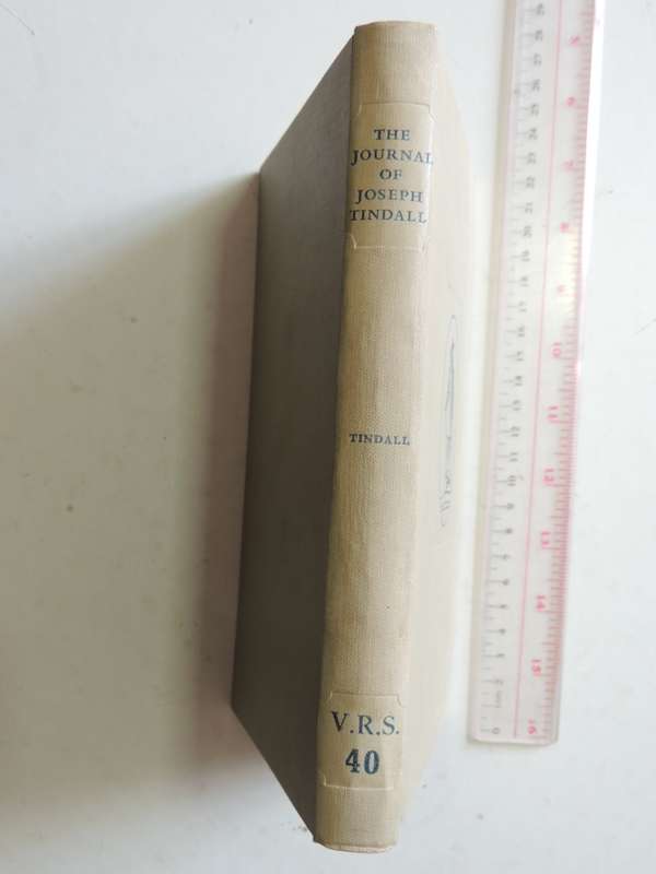 The Journal Of Joseph Tindall - VRS I No. 40- B.A. Tindall