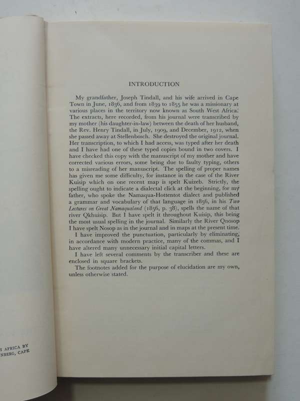 The Journal Of Joseph Tindall - VRS I No. 40- B.A. Tindall