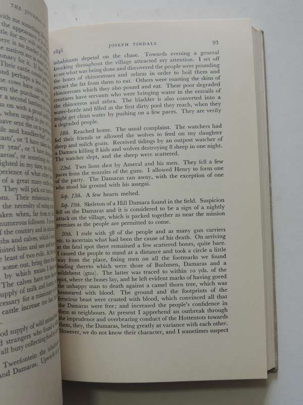 The Journal Of Joseph Tindall - VRS I No. 40- B.A. Tindall
