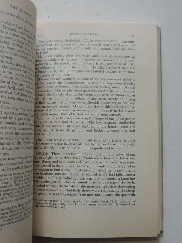 The Journal Of Joseph Tindall - VRS I No. 40- B.A. Tindall