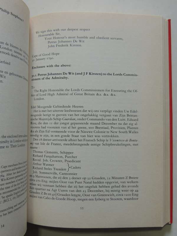 The Last Voyage Of The Guardian Lieutenant Riou,Commander 1789-1791,VRS Series 2 No. 20 - ed MD Nash